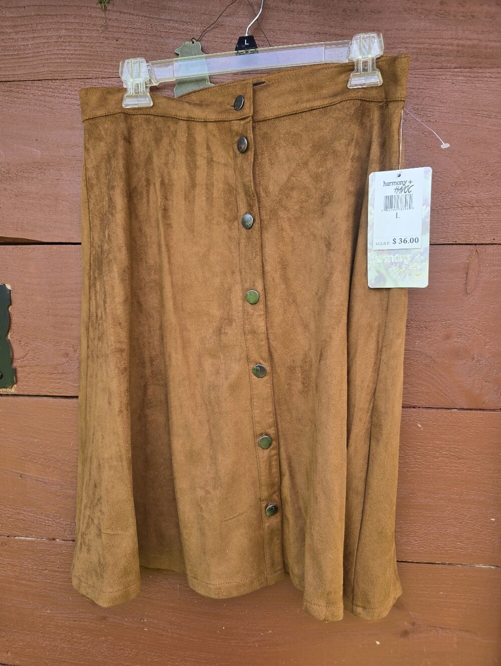 NWT Faux suede skirt
